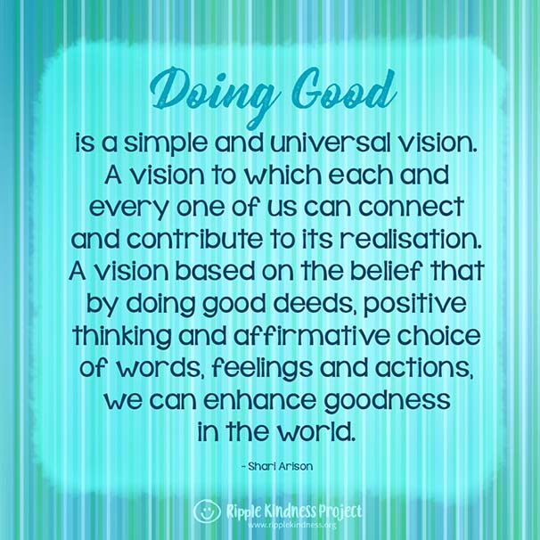 Doing Good Is A Simple And Universal Vision.