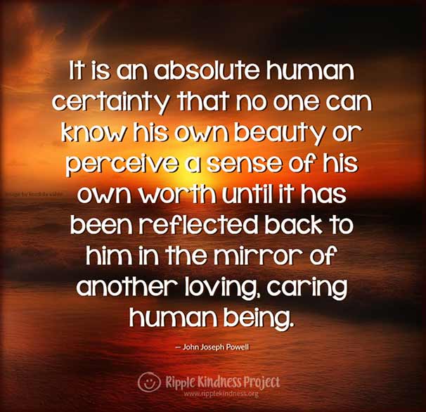 Its An Absolute Human Certainty That No One Can Know His Own Beauty