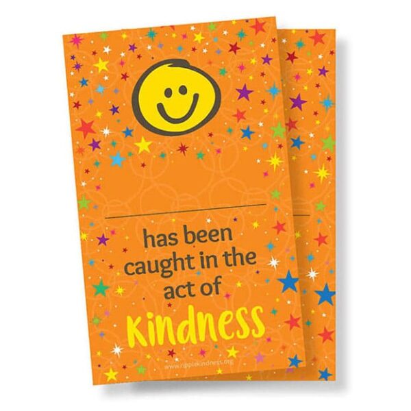 Caught In The Act Of Kindness Cards Are Used In Primary And Elementary Schools To Acknowledge Acts Of Kindness.