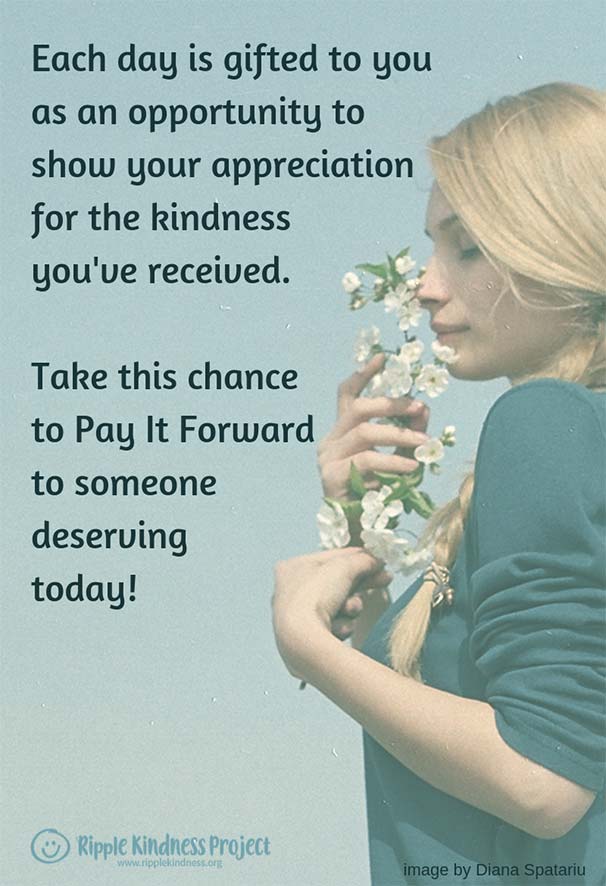 Each Day Is Gifted To You As An Opportunity To Pay It Forward