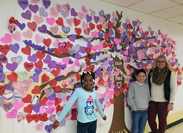 White Oaks Elementary Kindness Tree