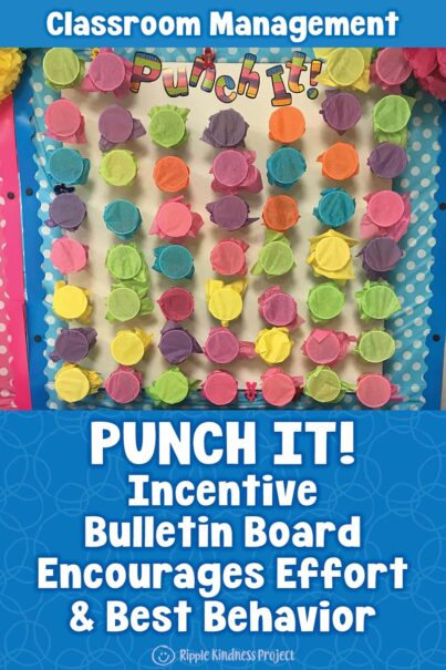Punch It Bulletin Board – Classroom Management And Incentive Activity