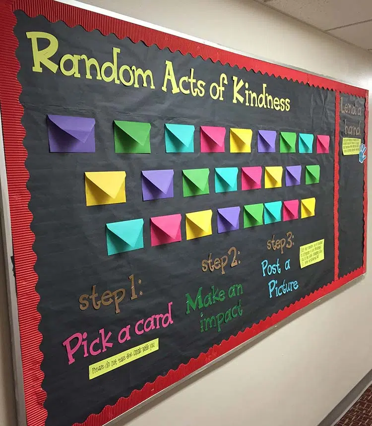 Uplifting Kindness Bulletin Board Ideas For A Better Classroom Community 23 Random Acts Of Kindness Bulletin Board