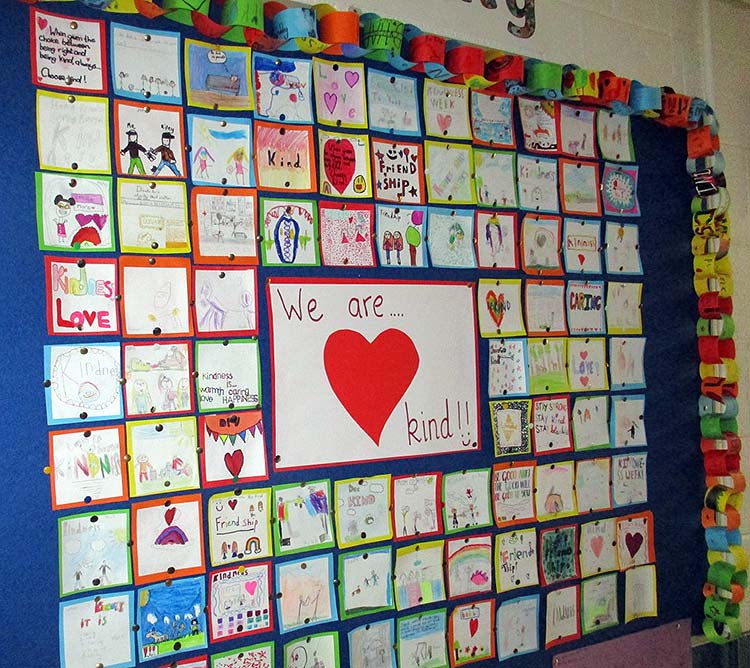 Kindness Bulletin Board Stratford National School Ireland