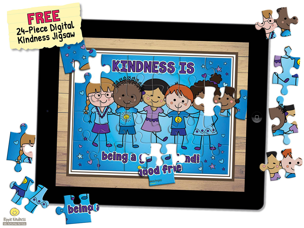 Free Digital Kindness Jigsaw Puzzle For Kids