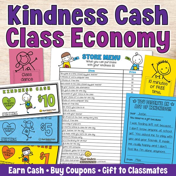 A Fun And Engaging Classroom Management System That Introduces Money. Students Learn About Earning, Saving, Spending And Giving With Kindness Cash As They Earn Coupons To Give Away To Classmates.