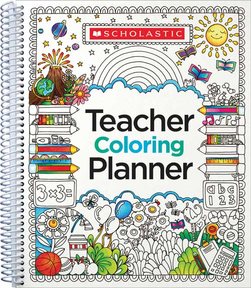 Scholastic Teacher Coloring Planner