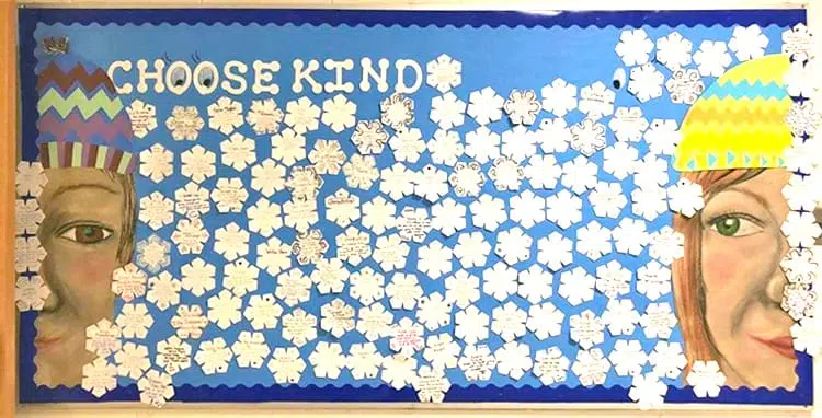 Uplifting Kindness Bulletin Board Ideas For A Better Classroom Community 56 Choose Kind Bulletin Board By St Elizabeth Catholic School