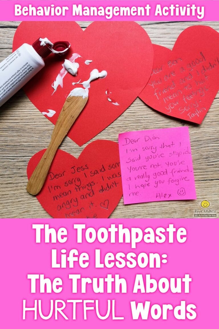 Toothpaste Life Lesson for Children The Truth About Hurtful Words