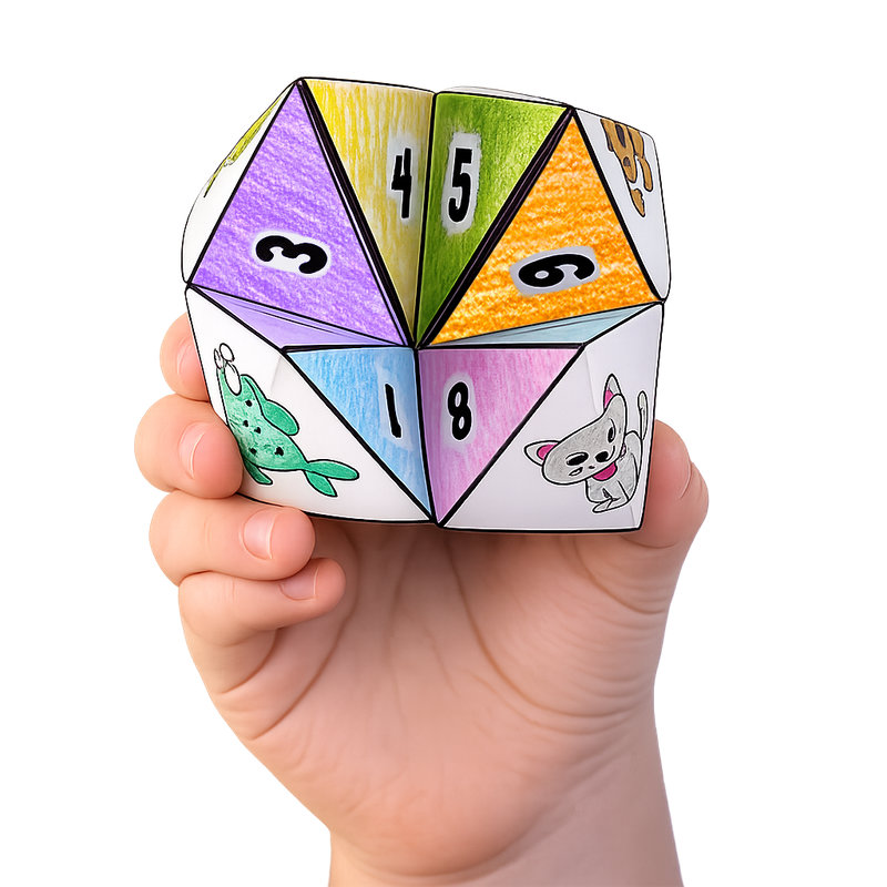 Fun Kindness Fortune Teller Game For Elementary Students.