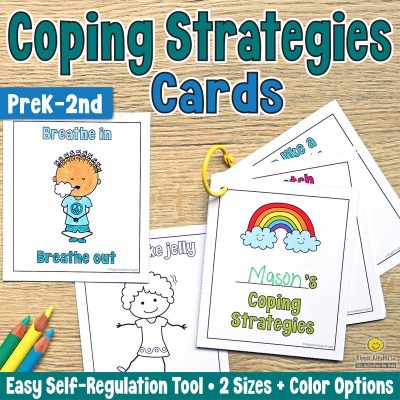 Printable coping strategies cards for K-2 Grade