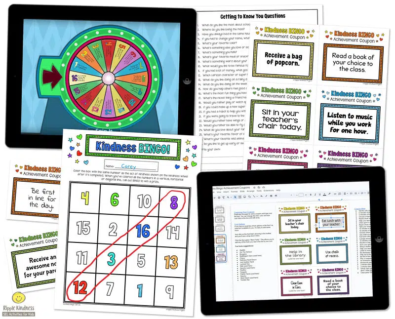 Kindness Bingo Challenges Students To Perform Acts Of Kindness To Complete Their Bingo Card.