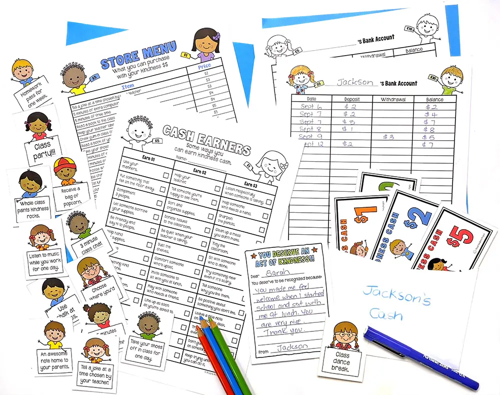 Kindness Cash Or Classroom Cash Is A Fantastic Way To Build Positive Character Traits As Well As Numeracy Skills By Ripple Kindness Sel Activities