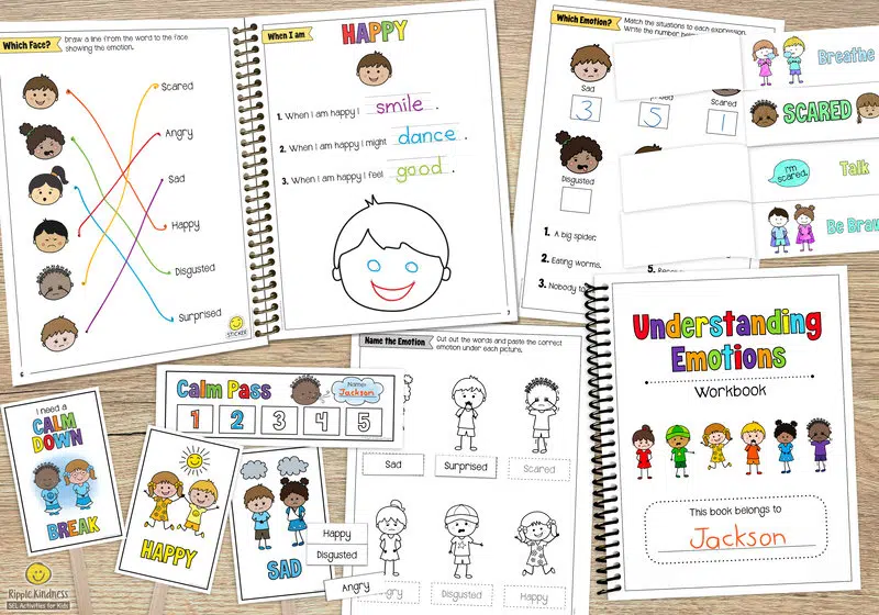 Understanding Emotions Workbook For Students In K-1St Grade With A Comprehensive Teacher Guide And Printables Pdf.
